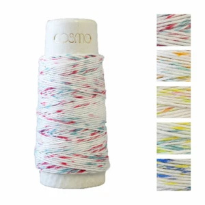 JAPANESE Embroidery SASHIKO Cosmo HIDAMARI Thread 30m COL 101-105 - Picture 1 of 6