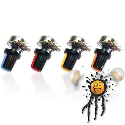 10 Stück linear Dreh Rotary Potentiometer B Type 1KΩ - 1MΩ 3 Pin Sortiment - Image 1 of 4