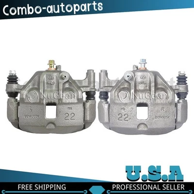 2pc Front Left Front Right Disc Brake Caliper for Hyundai Scoupe 1993-1995 - Image 1 of 4