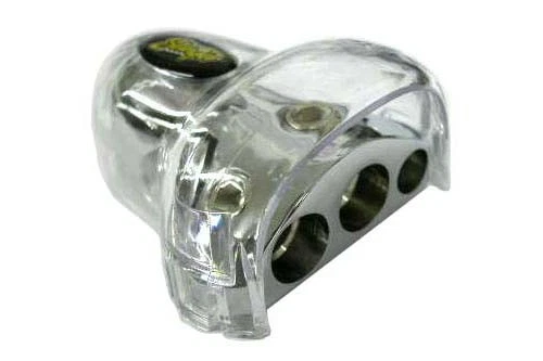 Stinger SPT53501 Chrome Positive Or Negative  Battery Terminal (2) 4Ga & (1) 8Ga - Image 1 of 1