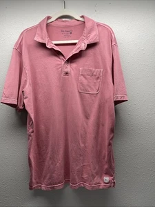 Fish Hippie Co Poloshirt Herren Gr. XL Kurzarm Rosa - Bild 1 von 10