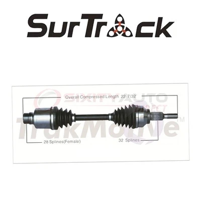SurTrack CV Axle Shaft for 2008-2010 Dodge Avenger 2.7L V6 - Constant ke Foto 1 de 4