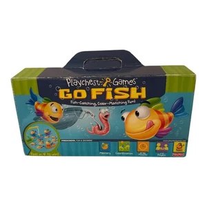 Fisher Price Go Fish Game Preschool With Box 40 Pieces Color Matching - Picture 1 of 7