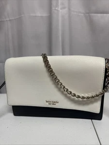 Bolso Bandolera Convertible Kate Spade New York Cameron Multicolor Blanco Negro 95 - Imagen 1 de 7
