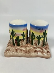 Arizona Souvenir Salz und Pfeffer auf Ständer mit Stopfen, Saguaro - Bild 1 von 7