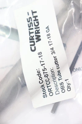 Cortador de tubos Curtiss Wright OBS 17-18 GA 3/4" ORTCC-075-17-18  Foto 1 de 3