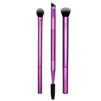 Real Techniques Eye Shade & Blend Makeup Brush Trio, For Eyeshadow & Liner,... - Image 1 of 4