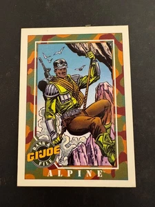 Impel Hasbro G.I. 1991 Tarjeta coleccionable Joe Rank And File Alpine #24 - Imagen 1 de 2