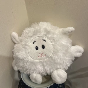 AMERICAN GREETINGS PLUSH 5" white lamb sheep lovey round ball stuffed animal EUC - Picture 1 of 12
