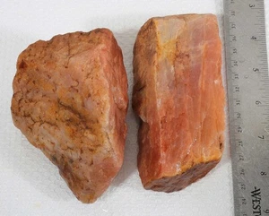 Peach Aventurine Quartz lapidary 2 lb 1 oz. rough lot 5 - Picture 1 of 14
