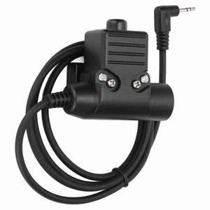 Adapter wojskowy U94 PTT wojskowy zestaw słuchawkowy radiowy adapter kompatybilny z MOTORO CB - Zdjęcie 1 z 22