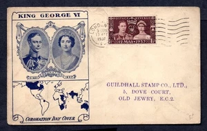 GB - 1937 KGVI Coronation Illustrated First Day Cover - Picture 1 of 2