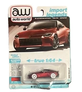 Auto World - Import Legends release 2 / version B 2023 NISSAN Z Ultra Red Chase  - Picture 1 of 1