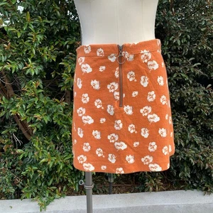 Abercrombie & Fitch Minirock orange Blumen Damen Medium " - Bild 1 von 8