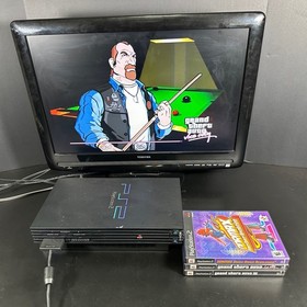 Playstation 2 FAT PS2 Console w GTA III Vice City DDRmax Dance Dance Revolution