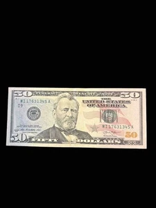$50 Bill (Fifty Dollar Bill) - Lightly Circulated - 2013 Series - Picture 1 of 2