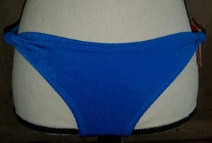 Xhilaration Royal Blue Cheeky Ribbed Swimsuit Bottom Size M Medium NWT *S24 - Picture 1 of 3