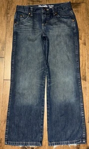WRANGLER Retro Boys Relaxed Straight Fit Boot Cut Denim Jeans 10 Husky - Picture 1 of 11