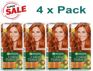 Garnier Color Naturals 7.40 Intense Copper Hair Color Pack of 4 - Picture 1 of 3
