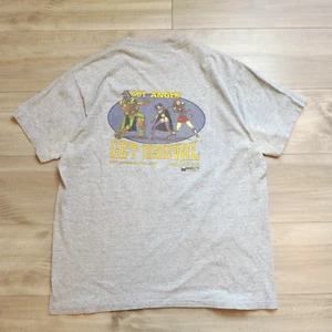 Get Medieval 90s PC Video Game Vintage T-Shirt Promo Mens XL All Sport Grey - Picture 1 of 6