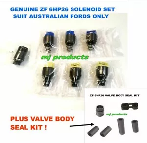 Ford Falcon, Territory, ZF6HP26 6sp, Genuine Solenoid, mech plug & Set of VB ... - Picture 1 of 4