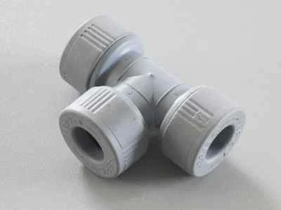 5 x 16mm T-Stücke für 16mm Durchmesser Rohr. Hepworth Hep2O Hep20 Push Fit Unterboden