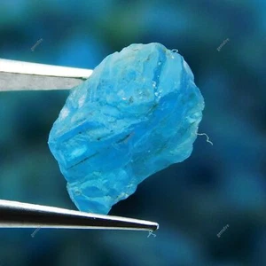 5000 Ct Natural Blue Apatite Uncut Raw Rough Lot Loose Gemstones CERTIFIED - Picture 1 of 12