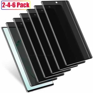 For Samsung Note 10 Plus 5G Privacy Anti-Spy Tempered Glass Screen Protector - Photo 1 sur 15