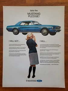 1967 FORD MUSTANG - Vintage Print Ad - Picture 1 of 1