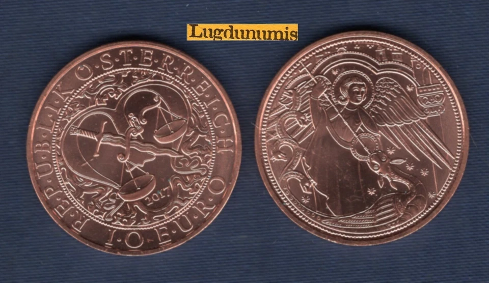 Autriche 10 Euro 2017 L'Ange Gardien Michel Anges meesagers du ciel I - Austri - Photo 1/1