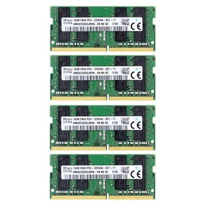 Hynix 64GB 4X16GB DDR4 3200MHz PC4-25600 262-Pins 2RX8 Laptop SODIMM Memory Ram - Picture 1 of 6