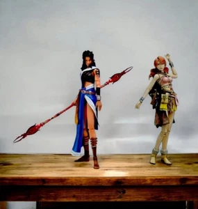 Square Enix Final Fantasy Play Arts Kai: Oerba Yun Fang & Vanille Figures Loose - Picture 1 of 8