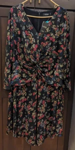Neu mit Etikett Lauren Ralph Lauren Black-Label Kleid geblümt - 18W - Bild 1 von 9