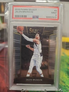 Panini Select Jalen Brunson #8 2018 PSA 9 Rookie - Imagen 1 de 2