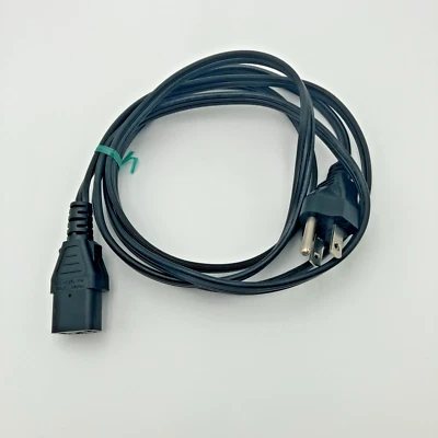 Volex 6ft Power Cord Cable 10A 125V V1625 18AWG IEC 60320 C13 E156136 SPT-2 - Image 1 of 3