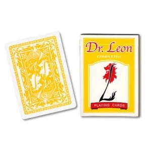 DR LEON YELLOW LIMITED EDITION DECK OF PLAYING CARDS POKER SIZE BY HIRO SAKAI - Bild 1 von 2