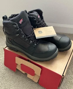Red Wing Men's Black Tradesman Safety Toe Waterproof Work Boots Size 10,5 - Picture 1 of 8