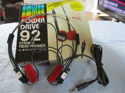 Auriculares estéreo Recoton Power Drive 92 de colección serie ST-92 de alto rendimiento Foto 1 de 4