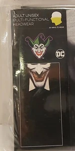 DC Batman Joker Neck Gaiter Bioworld nuovo in confezione bonus Beetlejuice Neck Gaite - Foto 1 di 7
