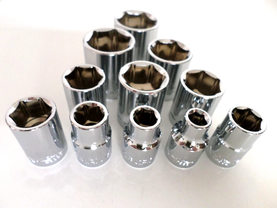 NEW Craftsman 3/8" 11 pc Socket Set 1/4-7/8" 6pt SAE, 6-point, Standard - Image 1 of 1