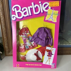 Barbie Paris Pretty Fashions Mattel 1988 #1907 Vintage Hong Kong - Foto 1 di 9