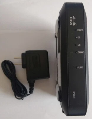 Cisco DPC3010 DOCSIS 3.0 8X4 343 mbps cable modem works with Comcast Cox Charter - Image 1 of 3