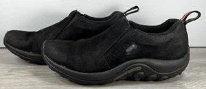 Merrell Black Suede Women's Slip On Jungle MOC Size 8.5 Dual Density Dry - Picture 1 of 7