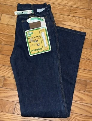 Jeans Wrangler 29x31 vintage años 80 NOS Deadstock sanforizados sin fallas Foto 1 de 4