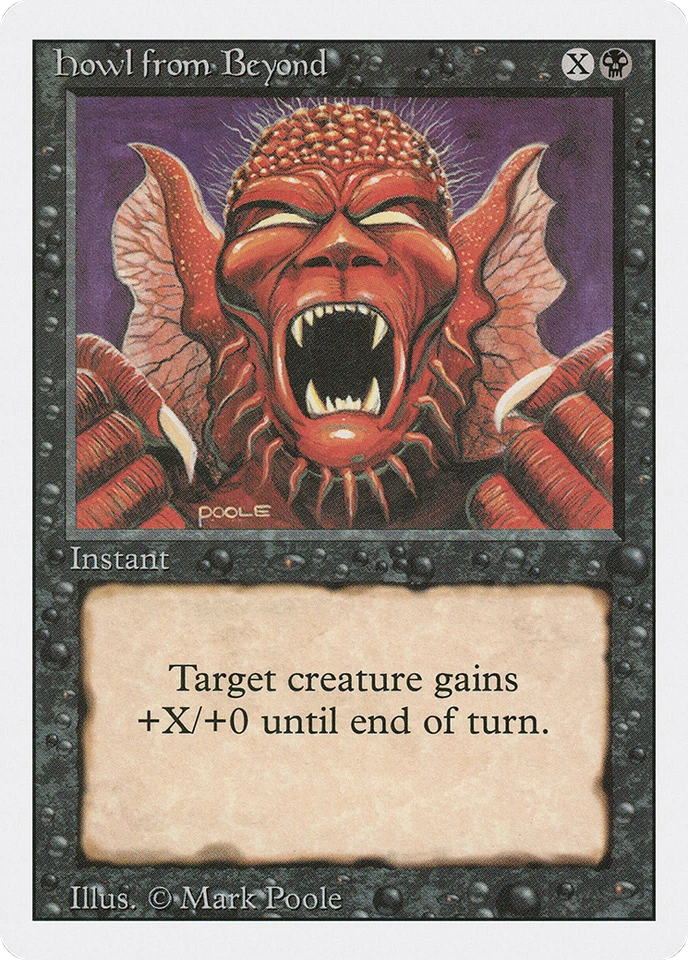 Howl From Beyond X (4) Revised  MTG EX/NM 4RCards - Image 1 of 1