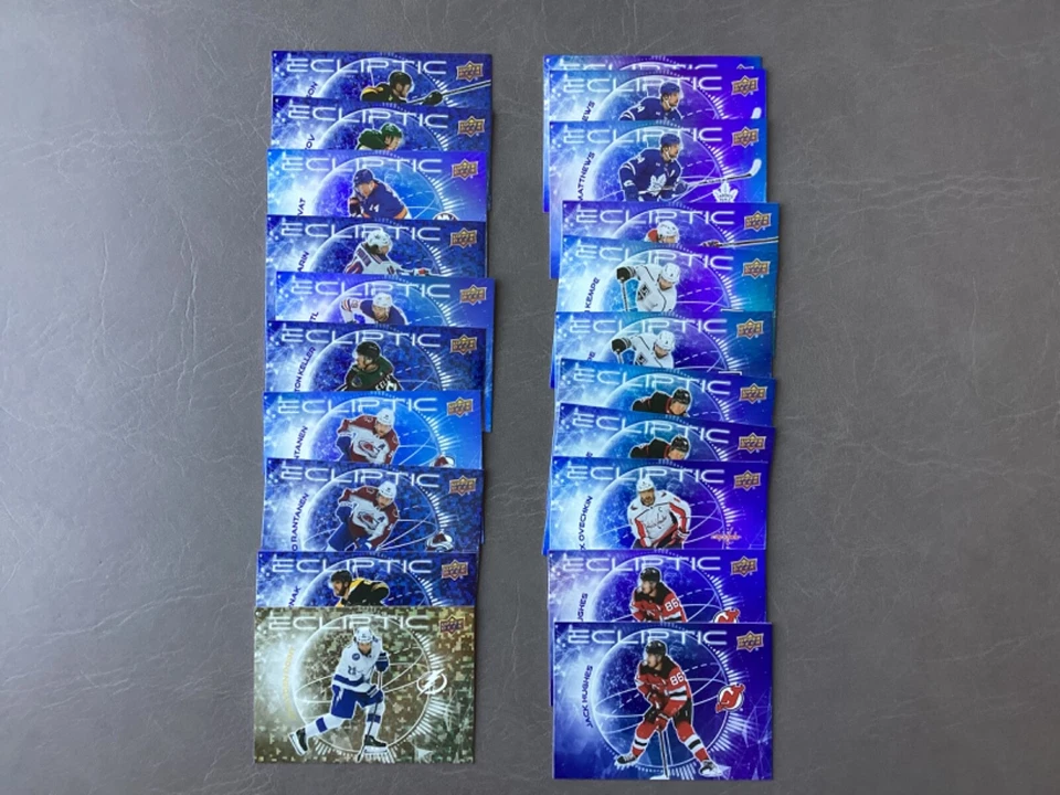 2023-24 UPPER DECK ‘ECLIPTIC’ AND ‘SPARKLE’ INSERT HOCKEY CARDS. YOU PICK LIST. - Image 1 of 1