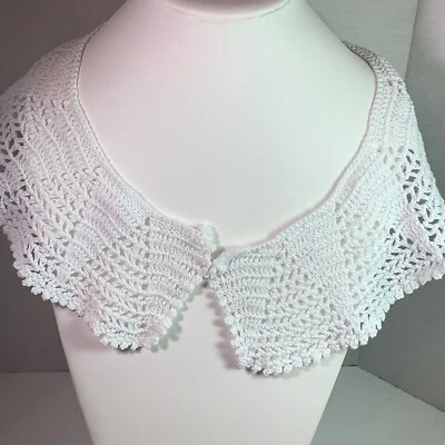 Fantasia vintage de crochê à mão branca Ruth Bader Ginsberg Halloewwn - Imagem 1 de 4