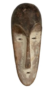 Masque passeport Fang Art africain Bois 18.5 cm 17450 - Picture 1 of 6