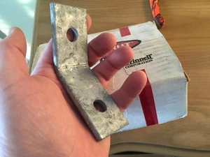 (25) Power-Strut 633 HDG 45 Grad 2 Loch offener Winkelstecker Neu im Karton! - Bild 1 von 4