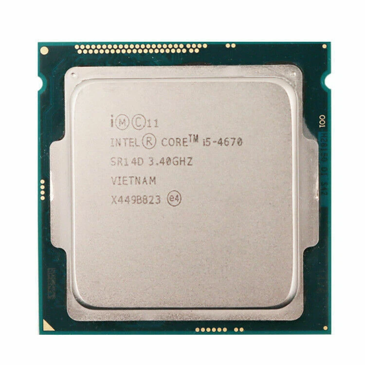 Intel Core i5-4670 CPU Quad-Core 3.4GHz 6M 84W SR14D LGA 1150 Processors - Image 1 of 2